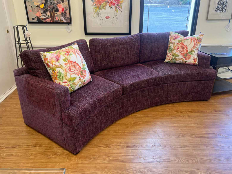 Mulberry Custom Curved Sofa