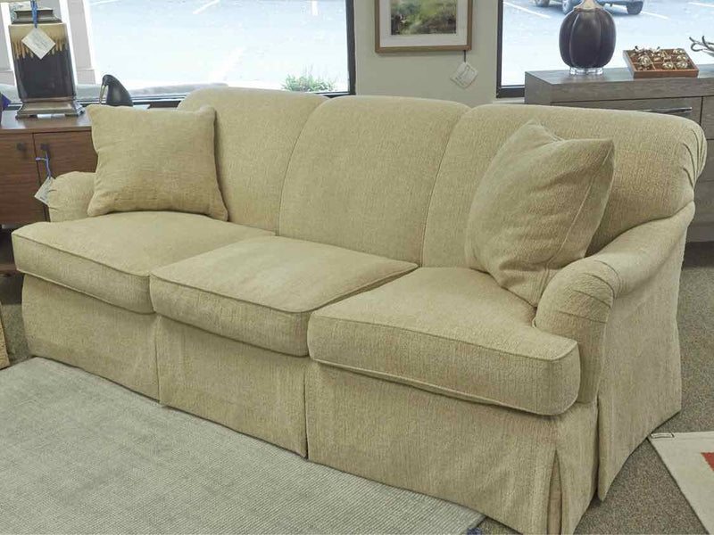 Henredon English Roll Arm Sofa in Camel