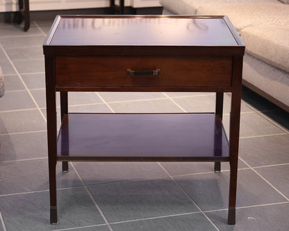 Bill Sofield for Baker Station Stand Side Table in Espresso Finish