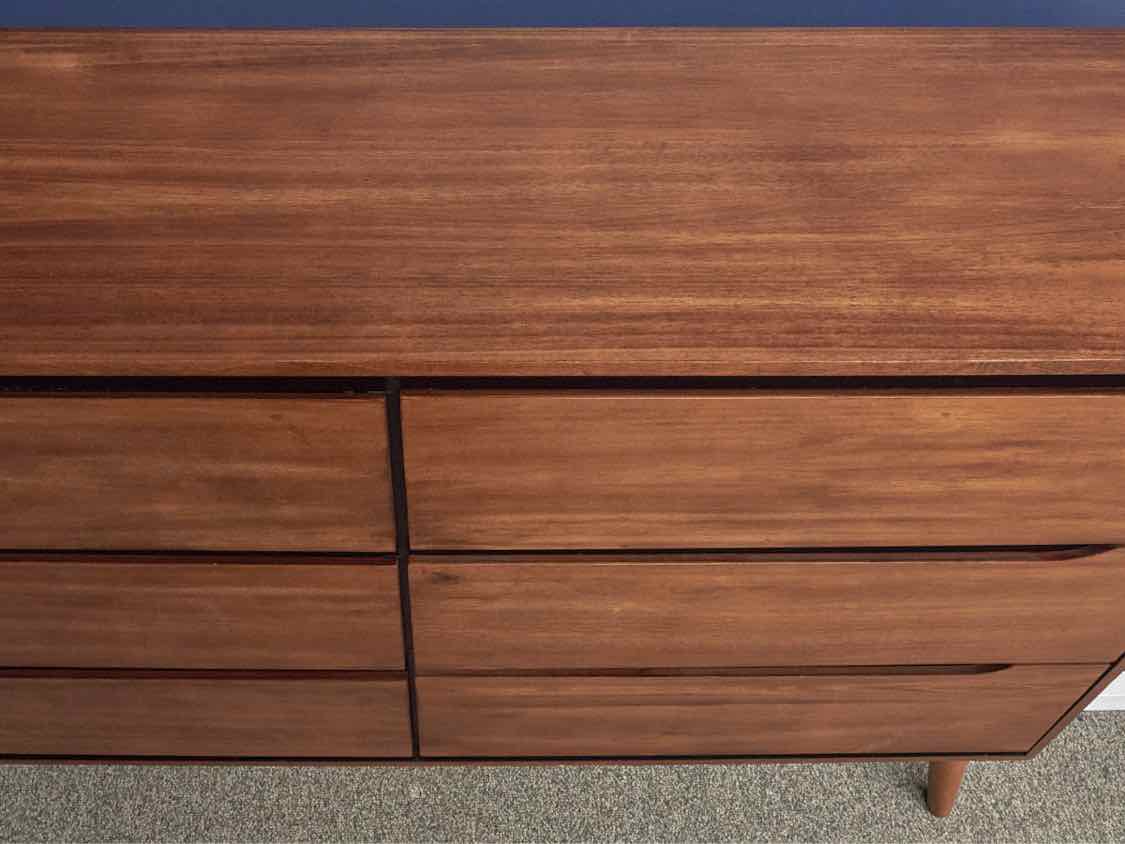 MCM Cherry Six Drawer Dresser