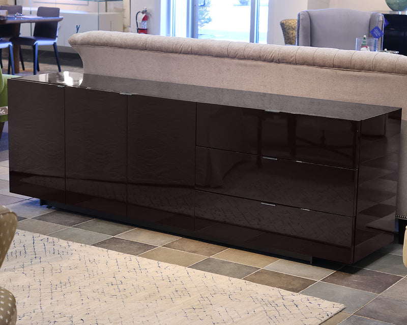 Black Lacquer Credenza