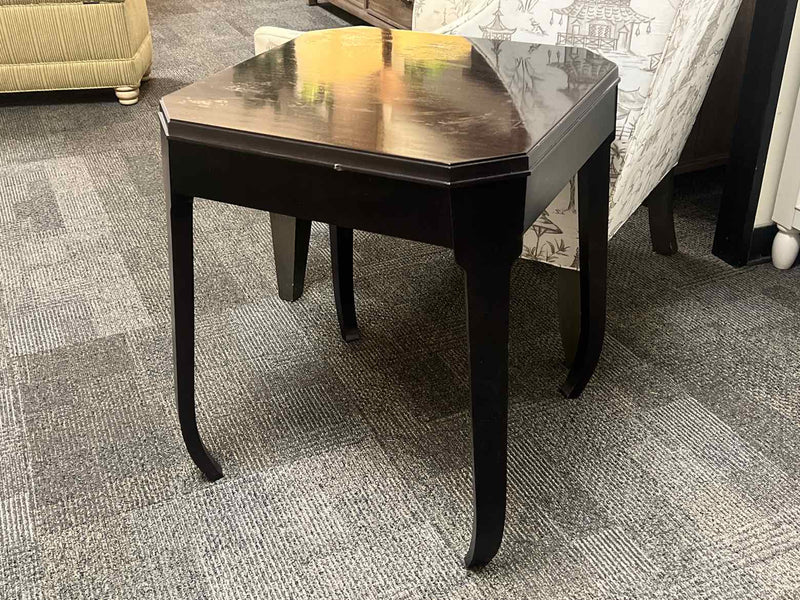 Espresso Square Top Side Table