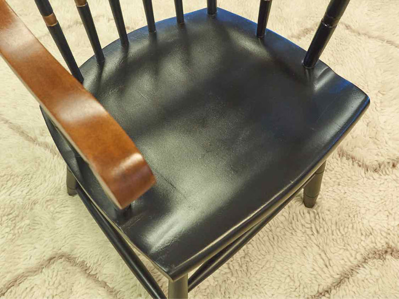 Bent Bros Harvard Maple & Black Office Chairs