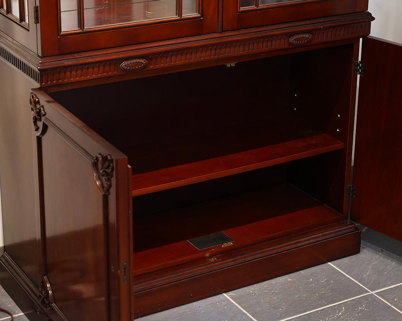 Stuart Swan Mahogany Chippendale Display Cabinet