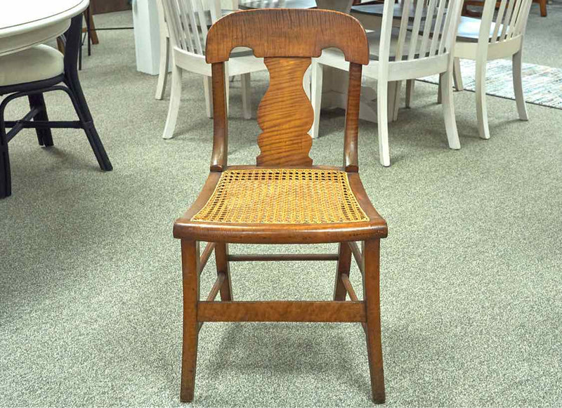 Tiger Maple Splat Back Dining Chair