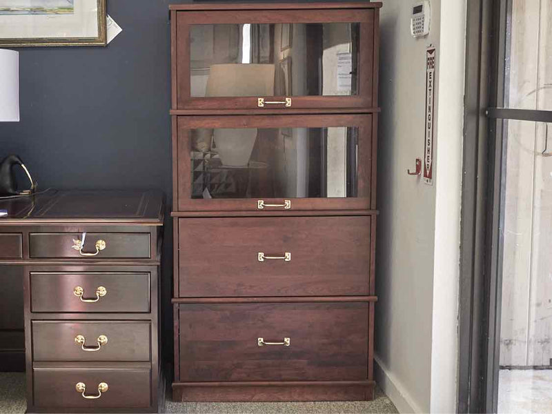 Cherry Barrister Bookcase