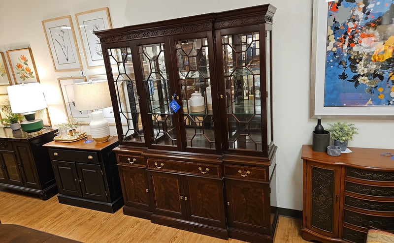 Stickley Flame Mahogany China Cabinet