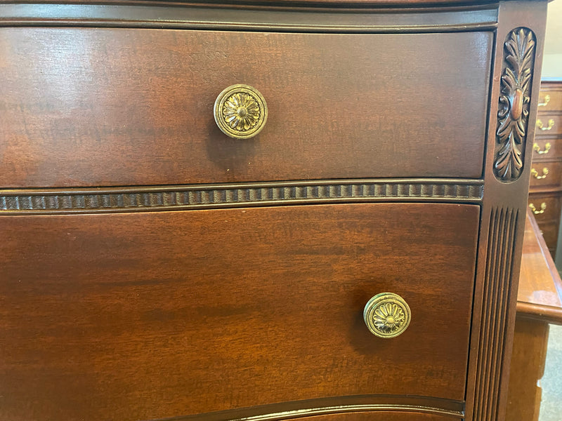 Serpentine Front Mahogany Chest