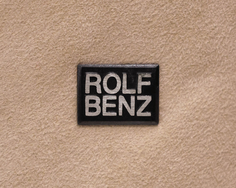 Rolf Benz Convertible Sofa Bed in Buttercream Microsuede