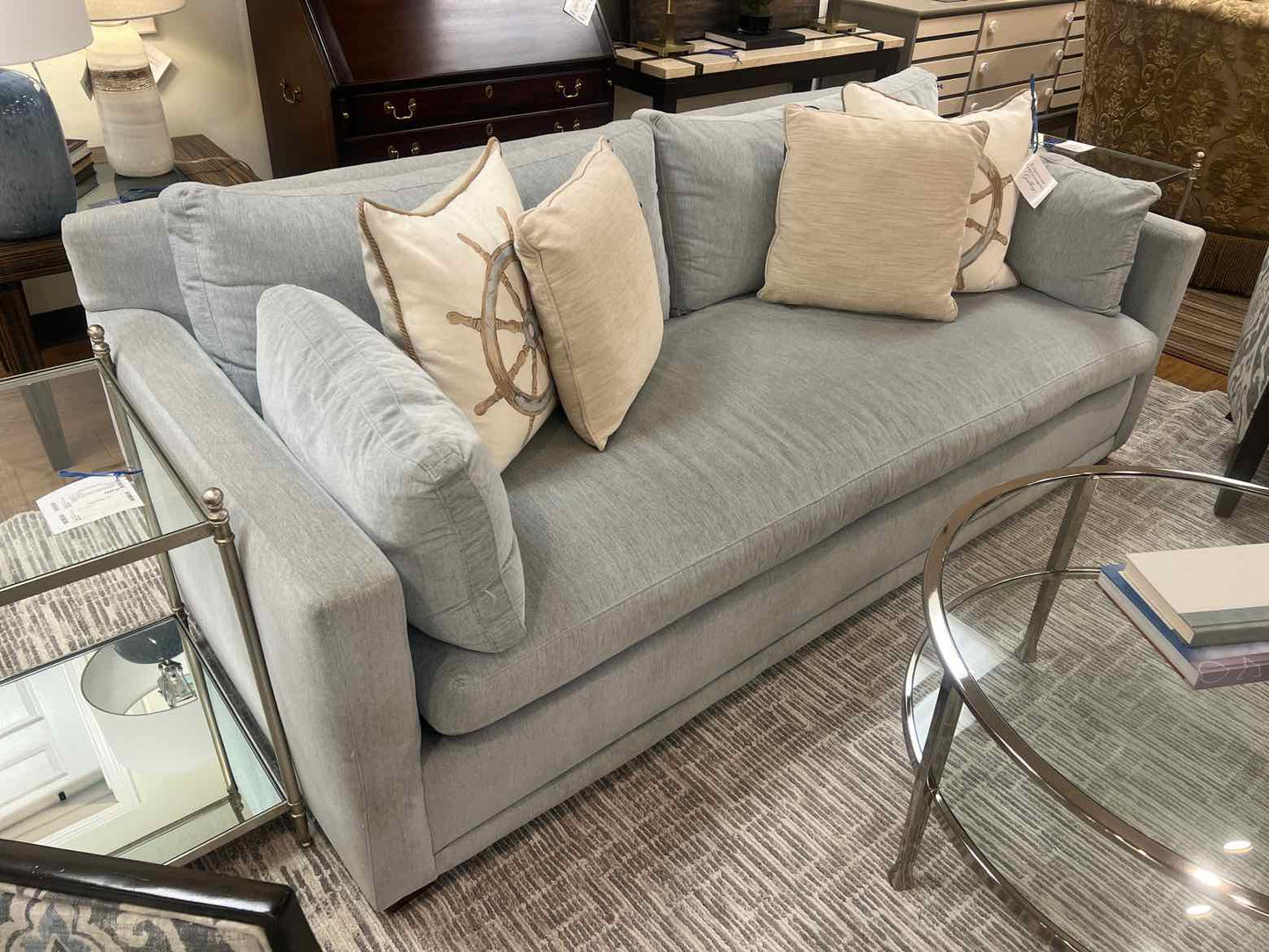 Rowe 'Sylvie' Light Grey Sofa