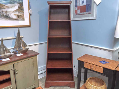 Tapered Cherry 5 Shelf Bookcase