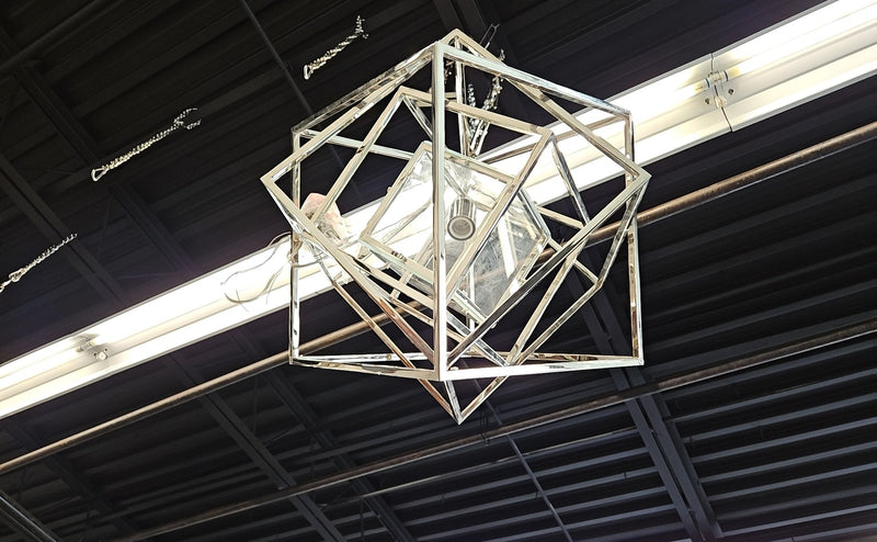 Visual Comfort 'Small Cubist' Chandelier by Kelly Wearstler