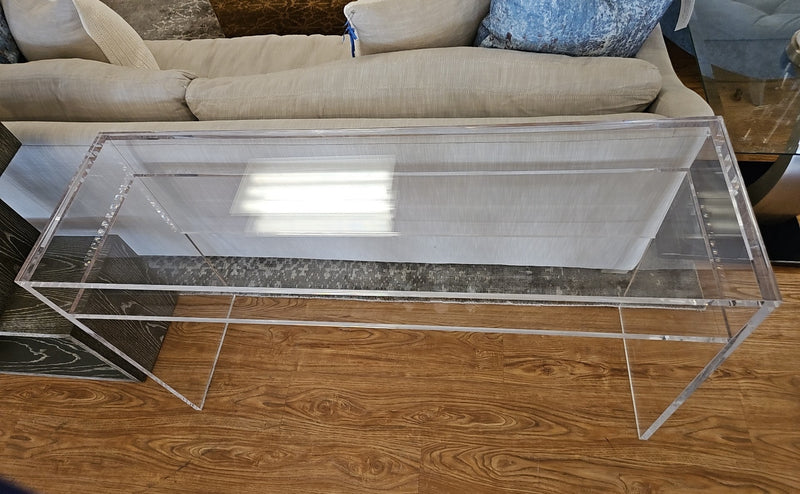 Lucite Console Table