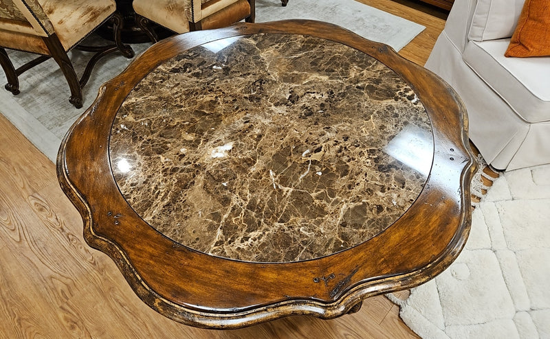 Marge Carson 'Vouvray' Round Accent Table