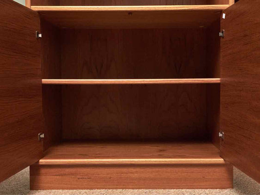 Teak 5 Shelf Bookcase