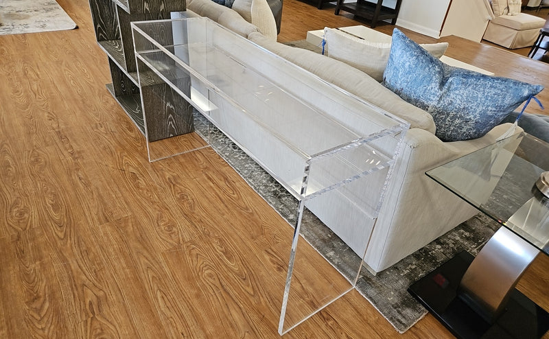 Lucite Console Table