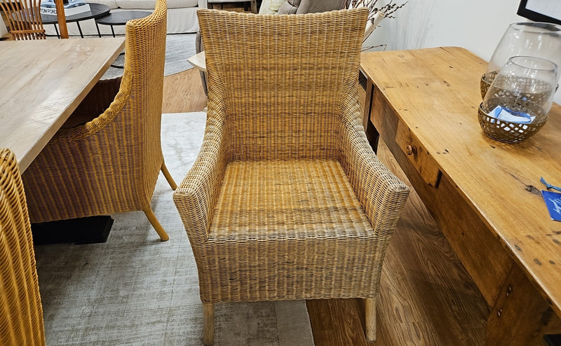 Wicker Wing Chair