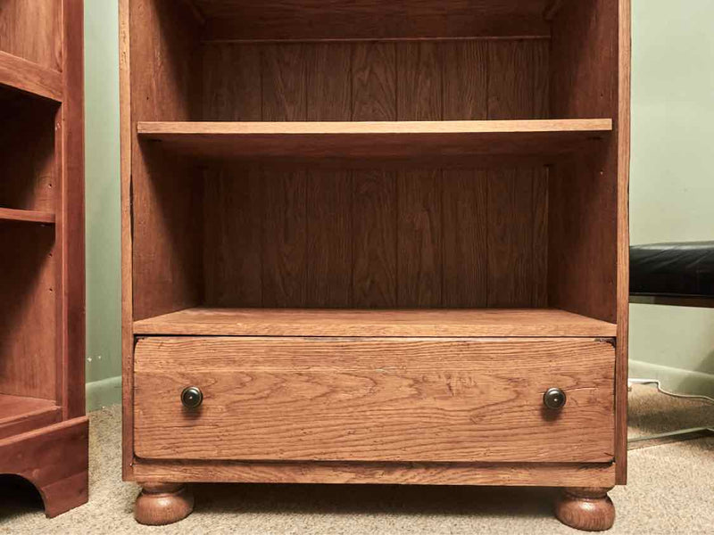 Broyhill   'Attic Heirloom Collection' Oak Bookcase with 1 Drawer