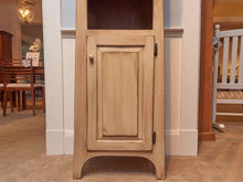 Provincial Cream Finish Bookcase with 2 Shelves & 1 Door