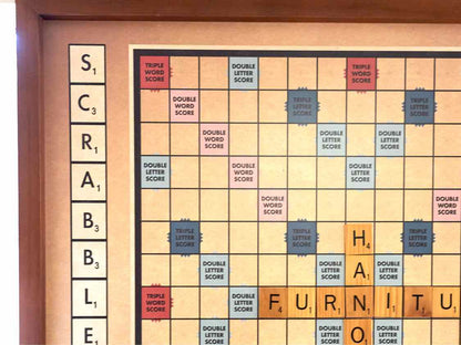 Restoration Hardware Giant  Scrabble Board Wall Decor