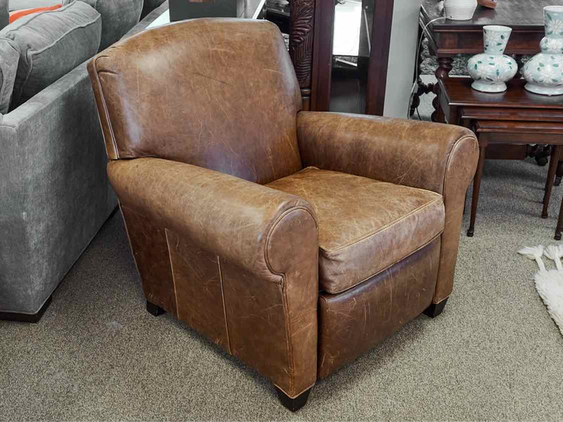 Crate & Barrel Roll Arm Recliner