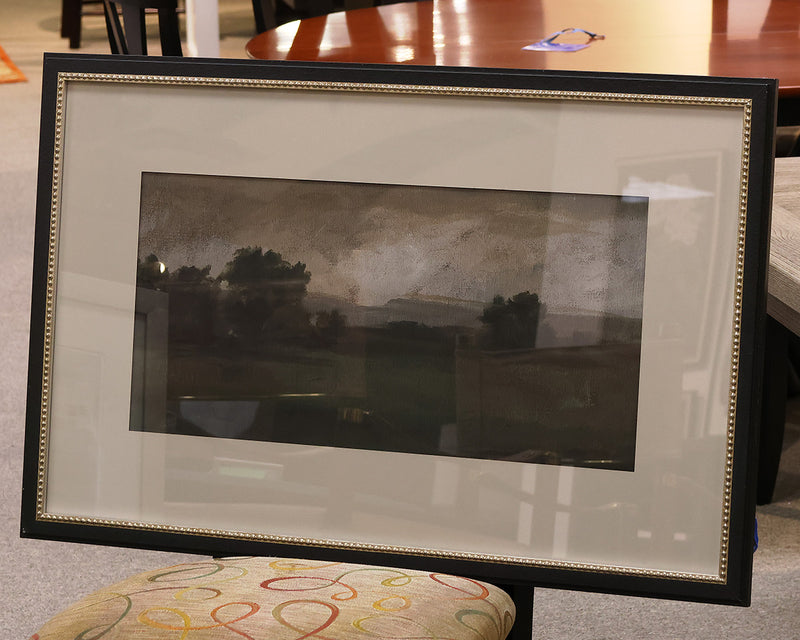 "Dusk Panoramic Vista I" Framed Print