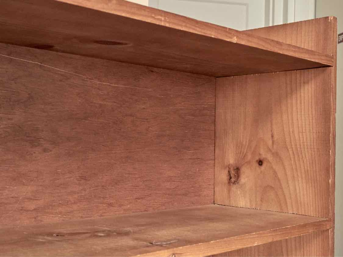 Pine 5 Shelf Bookcase