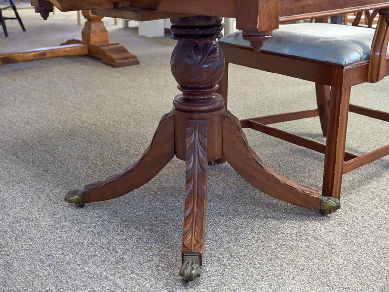 Mahogany Drop Leaf Dining Table