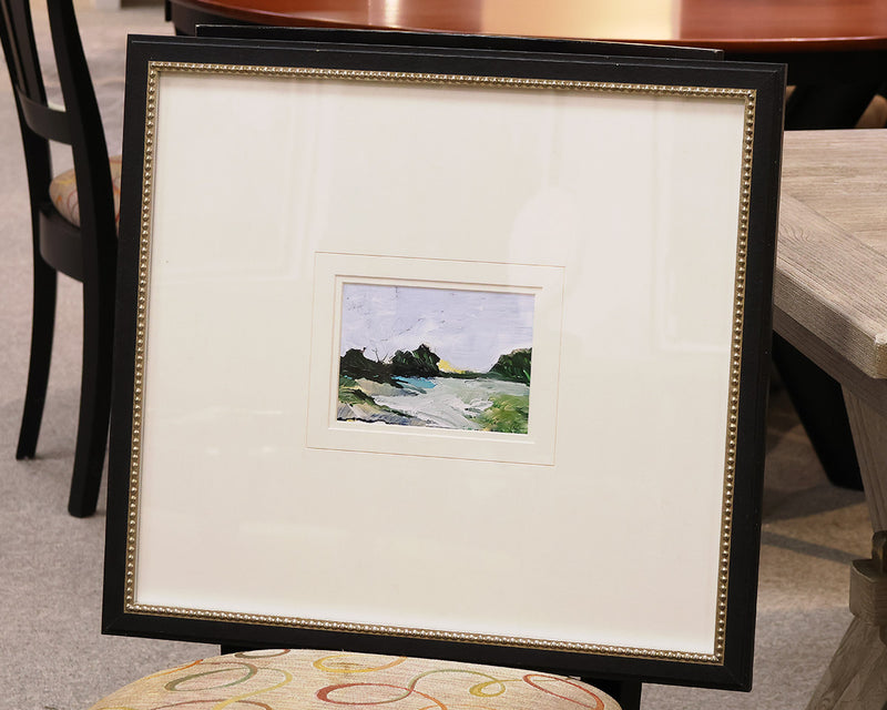 "A Glimpse Outside III" Framed Print