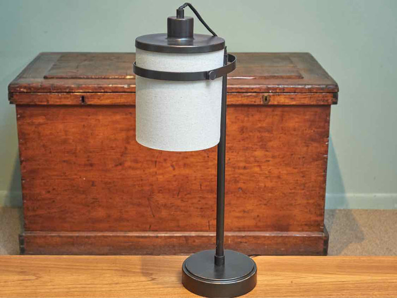 Task Olied Bronze Table Lamp With USB