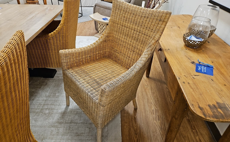 Wicker Wing Chair