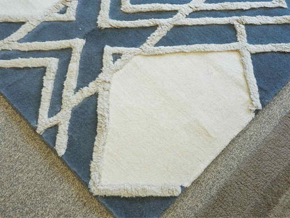 West Elm  'Tapis Alfombra' Wool Gray & Beige Area Rug