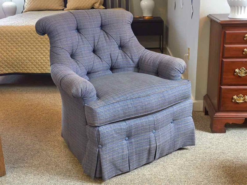 Sherrill Furniture Tufted Swivel Chair