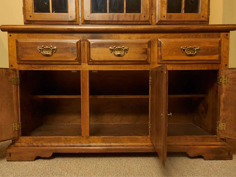 Temple Stuart China Hutch in Maple