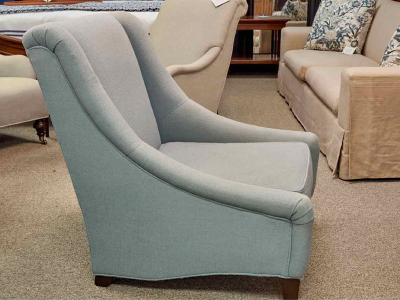 Pair of Mitchell Gold 'Marlena' Chairs in Sky Blue