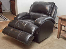 Power Black Bonded Leather Recliner