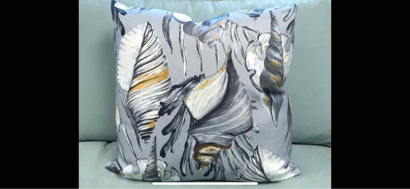 "Caspian Abyss" Accent Pillow