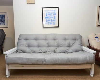 "Charleston" Futon Set - Silver Tweed Q