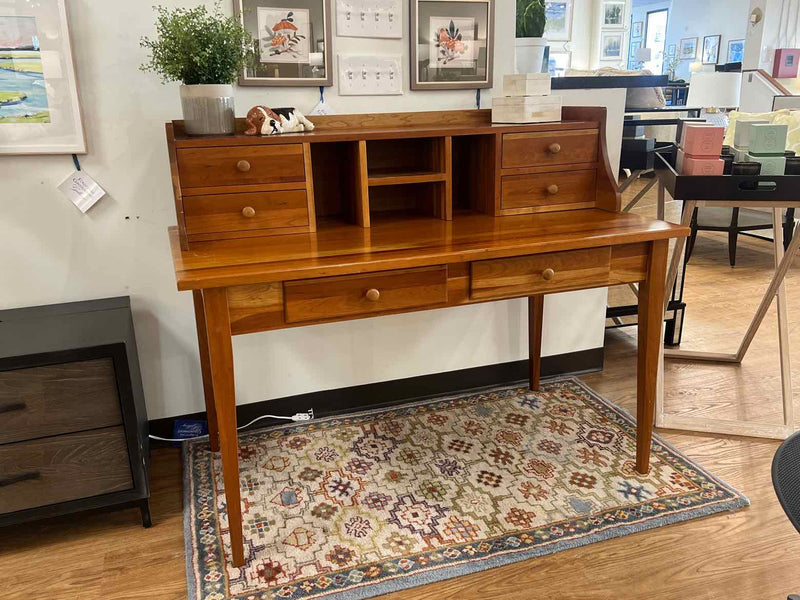 Cherry Writing Desk w/ Hutch