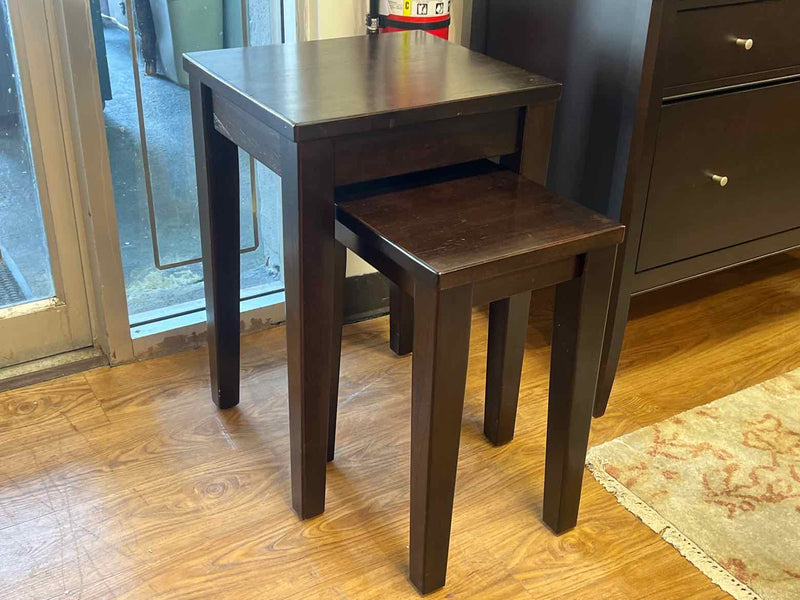 Pottery Barn Pair of Nesting Side Tables