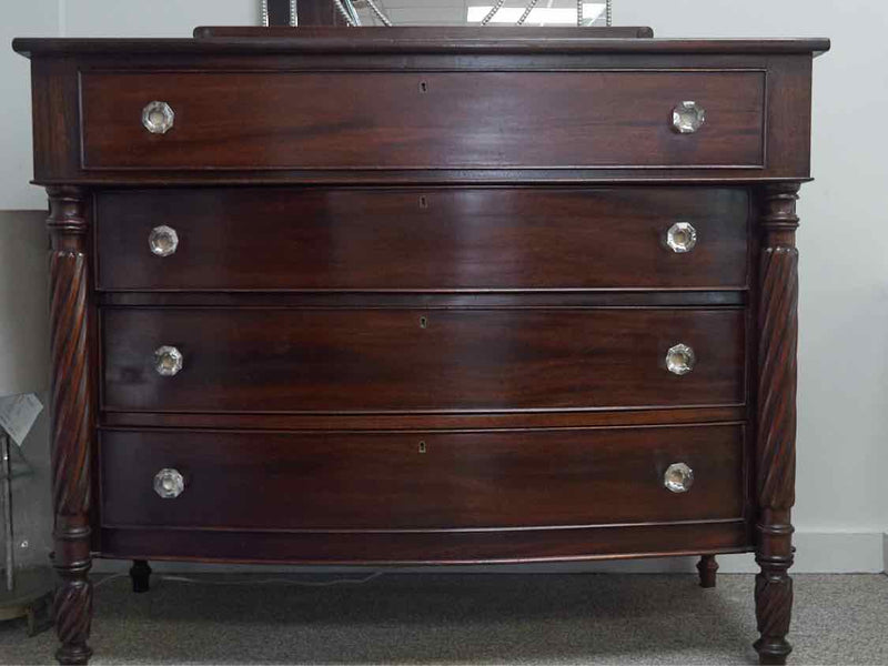 Mahogany Dresser w/ Pediment