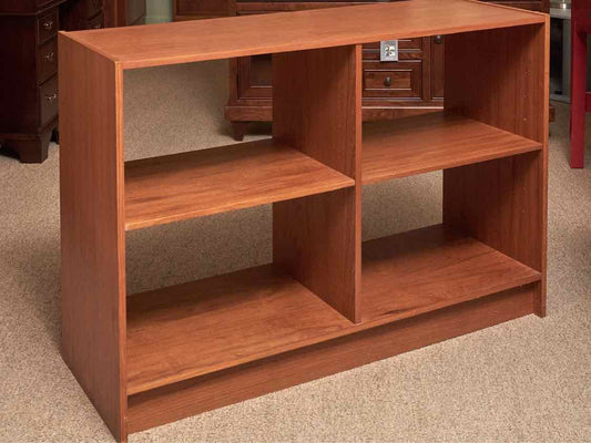 European Oak Open 2 Shelf Bookcase