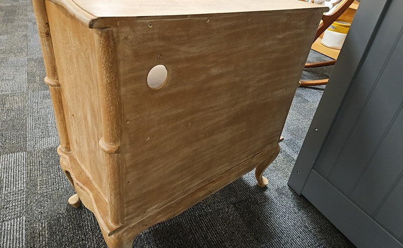 White Wash Side Table