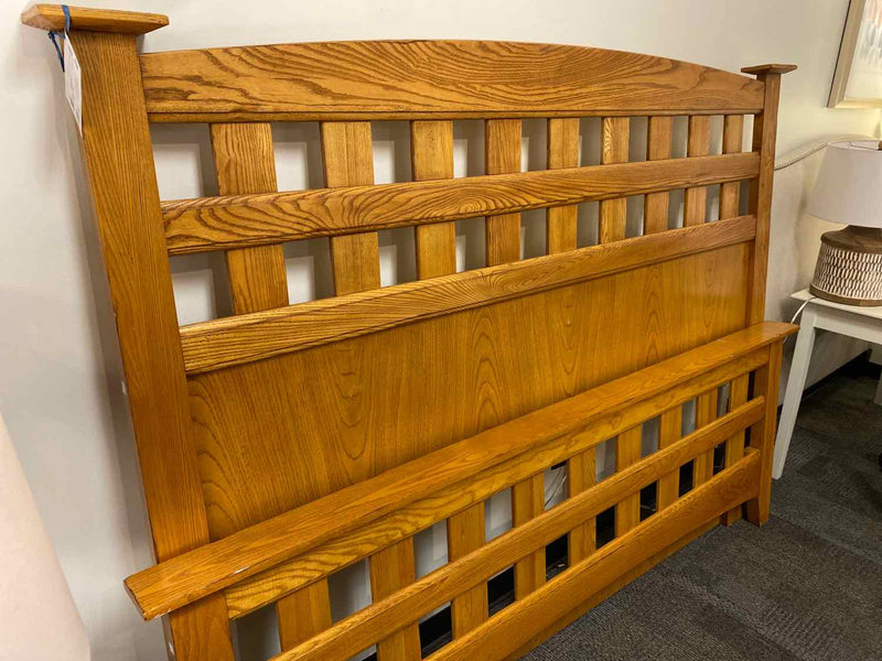 Vaughan Natural Oak King Bed