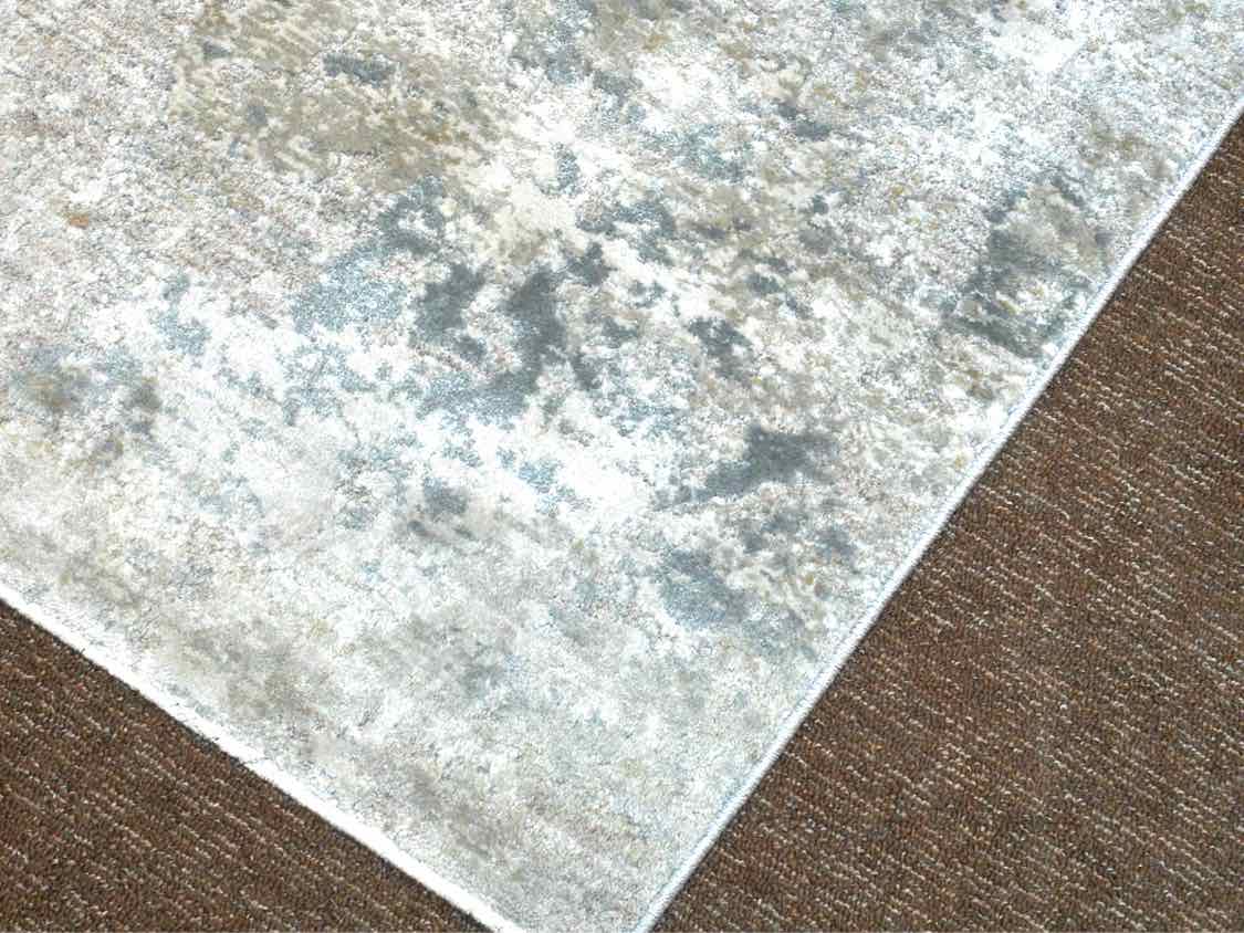 Surya "Brunswick" Ivory, Grey& Teal  Area Rug