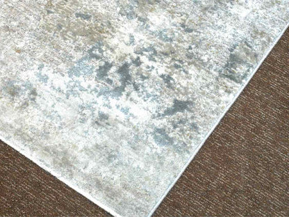 Surya "Brunswick" Ivory, Grey& Teal  Area Rug