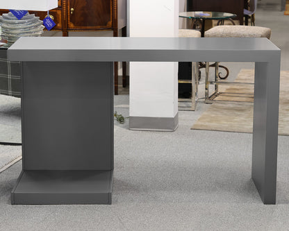 Edward Ferrell + Lewis Mittman Custom Console in Dark Grey