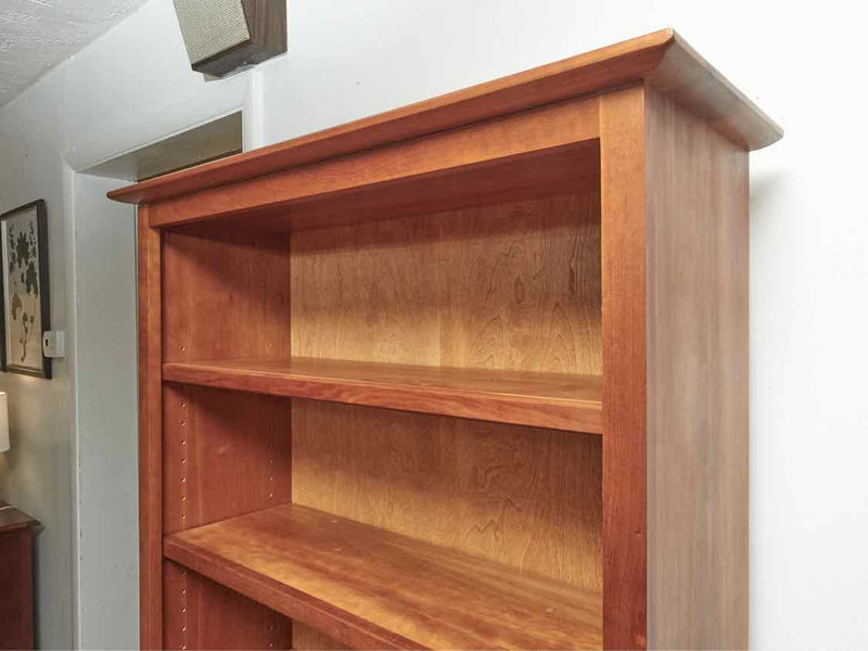 Solid Cherry 5 Shelf Bookcase