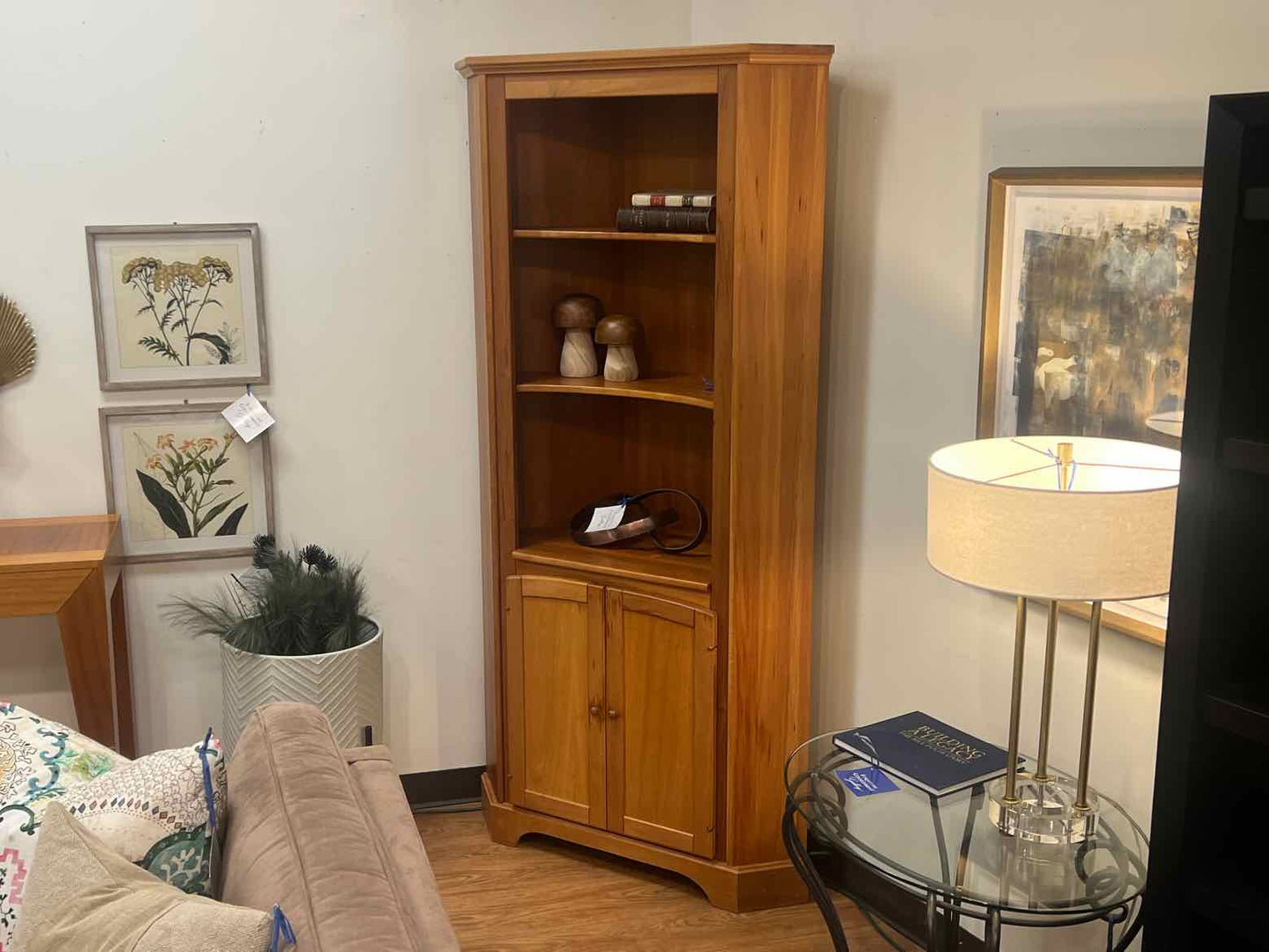 Cherry Corner Cabinet