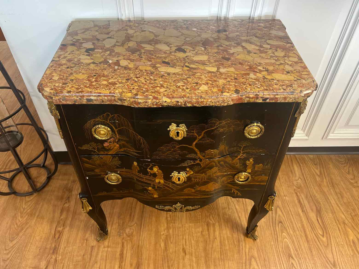 Antique Louis XV Style Chinoiserie Chest